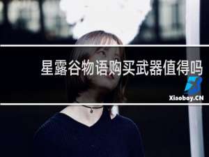 星露谷物语购买武器值得吗