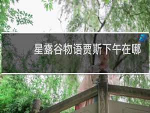 星露谷物语贾斯下午在哪