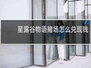 星露谷物语赌场怎么兑现钱