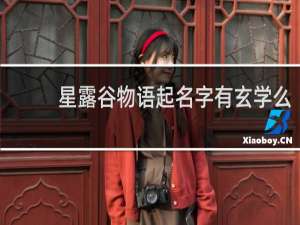 星露谷物语起名字有玄学么
