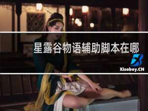 星露谷物语辅助脚本在哪