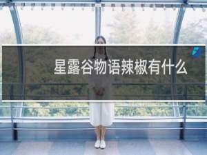 星露谷物语辣椒有什么