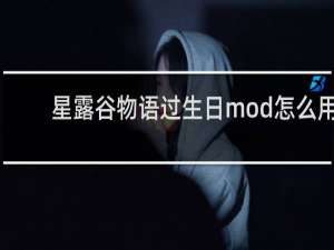 星露谷物语过生日mod怎么用