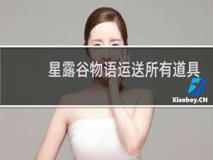 星露谷物语运送所有道具