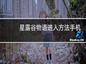 星露谷物语进入方法手机