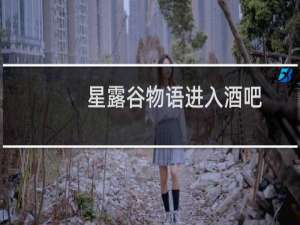 星露谷物语进入酒吧