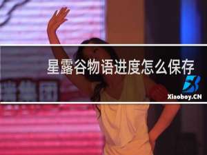 星露谷物语进度怎么保存