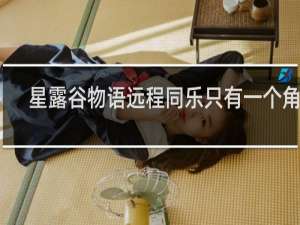 星露谷物语远程同乐只有一个角色