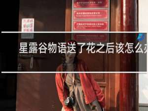 星露谷物语送了花之后该怎么办