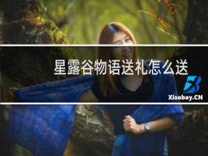 星露谷物语送礼怎么送
