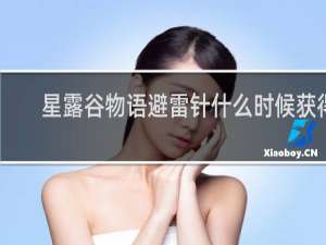 星露谷物语避雷针什么时候获得