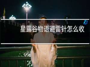 星露谷物语避雷针怎么收