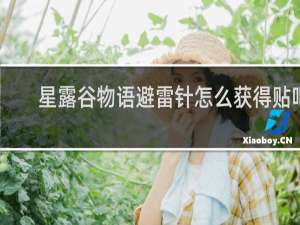 星露谷物语避雷针怎么获得贴吧