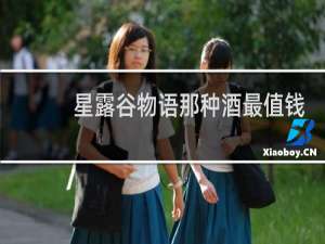 星露谷物语那种酒最值钱