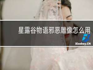 星露谷物语邪恶雕像怎么用