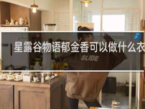 星露谷物语郁金香可以做什么衣服