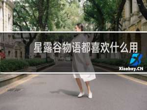 星露谷物语都喜欢什么用