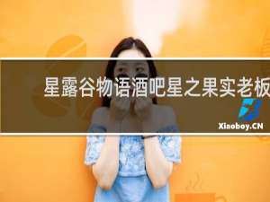 星露谷物语酒吧星之果实老板