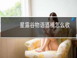 星露谷物语酒桶怎么收