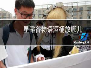 星露谷物语酒桶放哪儿