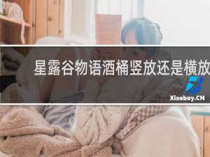 星露谷物语酒桶竖放还是横放