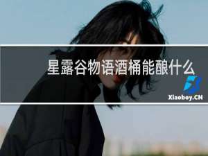 星露谷物语酒桶能酿什么