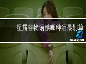 星露谷物语酿哪种酒最划算