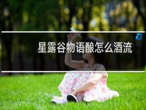 星露谷物语酿怎么酒流