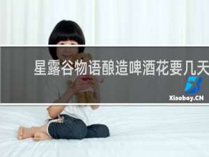 星露谷物语酿造啤酒花要几天