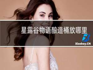 星露谷物语酿造桶放哪里