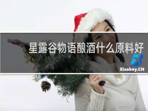 星露谷物语酿酒什么原料好