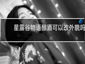 星露谷物语酿酒可以改外貌吗