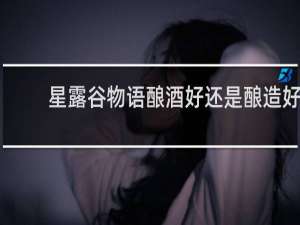 星露谷物语酿酒好还是酿造好