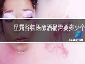 星露谷物语酿酒桶需要多少个