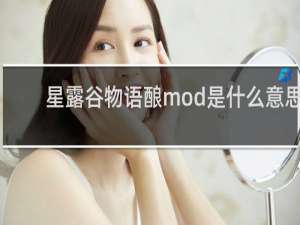 星露谷物语酿mod是什么意思