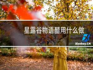 星露谷物语醋用什么做