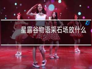 星露谷物语采石场放什么