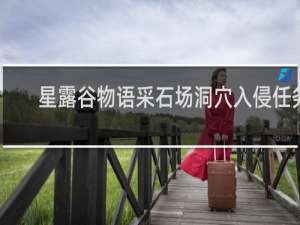 星露谷物语采石场洞穴入侵任务