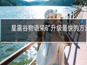 星露谷物语采矿升级最快的方法