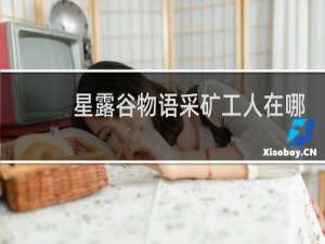 星露谷物语采矿工人在哪