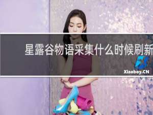 星露谷物语采集什么时候刷新