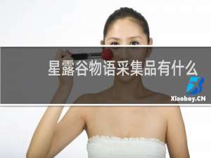 星露谷物语采集品有什么