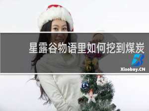 星露谷物语里如何挖到煤炭