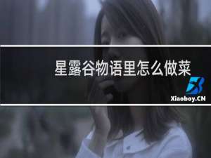 星露谷物语里怎么做菜