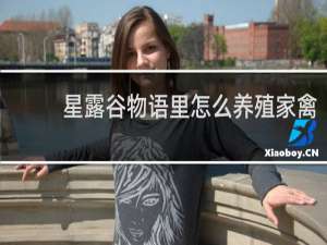 星露谷物语里怎么养殖家禽