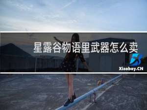 星露谷物语里武器怎么卖