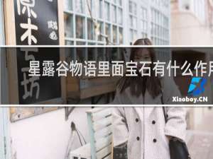 星露谷物语里面宝石有什么作用