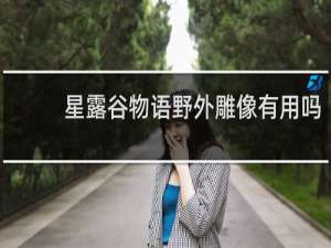 星露谷物语野外雕像有用吗