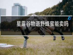 星露谷物语野蜂蜜能卖吗