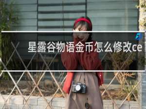 星露谷物语金币怎么修改ce